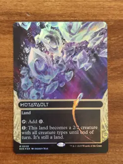 MTG - NM - Mutavault - Foil - Borderless - Edge of Eternities: Stellar Sights - Image 1