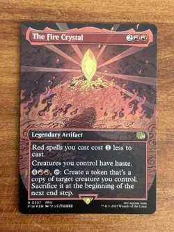 The Fire Crystal (Borderless) - FINAL FANTASY (FIN) FOIL - Image 1