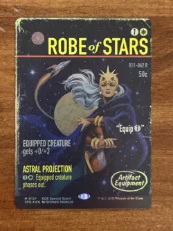 Robe of Stars (Showcase FOIL) - MTG #121 - Edge of Eternities - NM - Image 1
