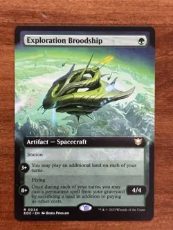 MTG Edge Of Eternities Exploration Broodship Extended Art Commander - Image 1