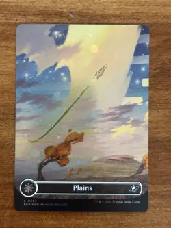 Plains (0367) (Borderless) (Galaxy Foil) Edge of Eternities Foil, Fast Shipping! - Image 1