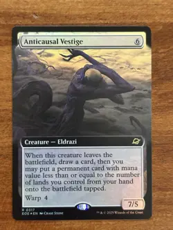Anticausal Vestige 0317 ~ **Extended Art Foil** Rare NM MTG Edge of Eternities - Image 1
