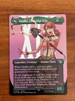 MTG Final Fantasy Vanille Cheerful I'Cie - Borderless FOIL - Pack Fresh 💎 - Image 1