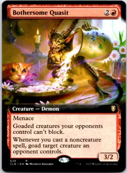 Bothersome Quasit (Extended Art) - Commander Legends: Battle for Baldur's Gate - - Image 1