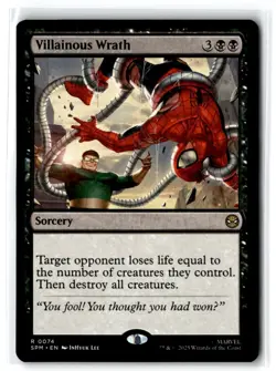 2025 Marvel's Spider-Man Villainous Wrath Expansion/Rare #74 - Image 1