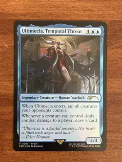 MTG: Final Fantasy Foil Promo: Ultimecia, Temporal Threat - NM - Image 1