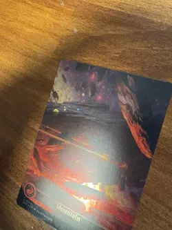 Mountain (0370) (Borderless) (Galaxy Foil) Edge of Eternities Foil - Image 3