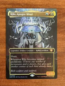 #3 Kilo, Apogee Mind (Borderless) Commander: Edge of Eternities Mythic FOIL - Image 1