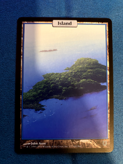 Island - Full Art Unhinged Regular - Light Play - Image 1
