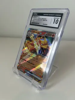 Charizard ex Pokemon Japanese Card 151 CGC 10 Gem Mint Holo - Image 2