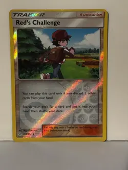 Red's Challenge Reverse Holo 184/214 SM - Unbroken Bonds NM Pokemon Fast Ship - Image 1