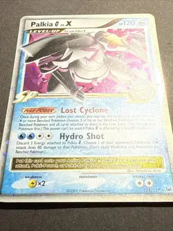 Pokemon Palkia G LV.X TCG Card 125/127 Ultra Rare Platinum NM Condition - Image 3