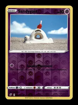 Pokemon Rebel Clash Sandygast 081/192 Reverse Holo - Image 1
