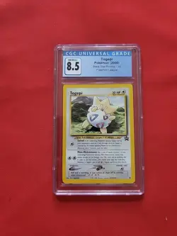 Pokemon: Togepi #30 Black Star Promos Pokemon League 2000 Vintage- CGC 8.5 - E67 - Image 1
