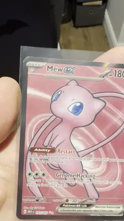 Pokemon Card Mew EX 193/165 Scarlet & Violet 151 Full Art Near Mint - Image 2