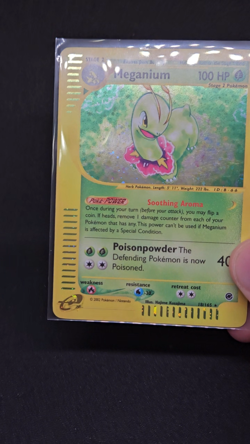 Pokemon TCG WOTC Meganium Expedition Holo Rare Card 18/165 Holofoil e-Card - Image 2