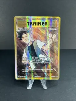 Pokemon TCG Brock's Grit (Full Art) 107/108 XY Evolutions Holo - Image 1