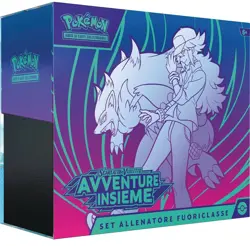 POKEMON ETB AVVENTURE INSIEME SET ALLENATORE FUORICLASSE (ITA) PELLICOLA BUCATA - Image 1