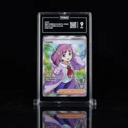 Lacey 166/142 Pokemon Sv07: Stellar Crown Holo TAG 9 MINT - Image 1