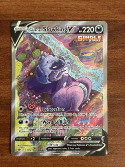 Galarian Slowking V #179/198 Alt Art Chilling Reign Pokemon TCG - Image 1