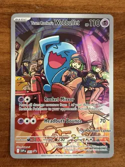 Pokemon Center Promo Destined Rivals Team Rockets Wobbuffet SVP203 - Image 1