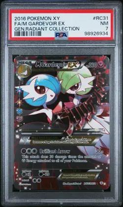 Pokemon TCG 2016 XY Generations Radiant Collection #RC31 FA/M Gardevoir Ex PSA 7 - Image 1