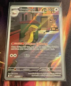 Pokemon TCG Gumshoos Illustration Rare 153/132 Mega Evolution NM - Image 1