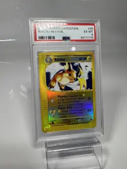 2002 Pokemon Expedition Reverse Holo Raichu #25/165 PSA 6 - Image 3
