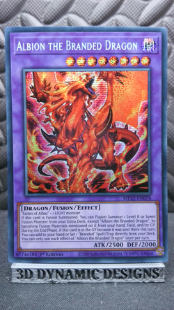 | Yugioh Albion the Branded Dragon MP22-EN076 1st Edition Secret Rare NM 🔥 | - Image 1