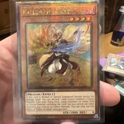 RA04-EN034 Fallen of Albaz Alt Art Quarter Century Secret Rare YuGiOh - Image 1