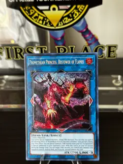 Yu-Gi-Oh! Promethean Princess, Bestower of Flames RA03-EN050 Secret Rare - Image 1