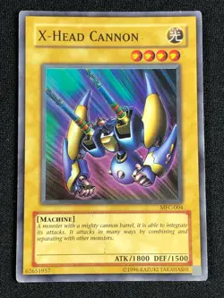 YUGIOH X-HEAD CANNON MFC-004 SUPER HP/CREASES - Image 1