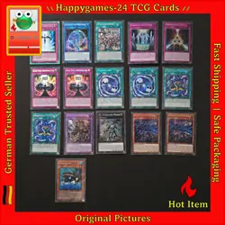 16x Yugioh! - Secret Rare Karten Sammlung gemischt div. Cards /AD - Image 1