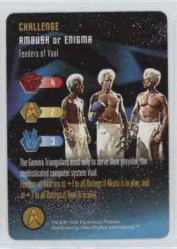 1996 Star Trek - The Card Game: Starfleet Maneuvers Challenge Feeders of Vaal - Image 1