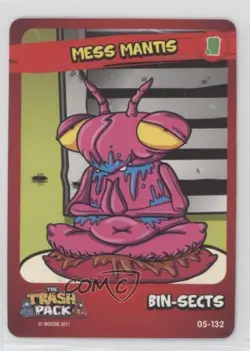 2011 The Trash Pack Trading Card Game Mess Mantis #132 - Image 1