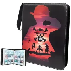 Trading Card Binder for One Piece Cards,9 Pocket with 60 one piece-1080 cards - Image 1