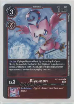 2023 Digimon Card Game - Versus Royal Knights (BT13) R Biyomon #BT13-010 - Image 1
