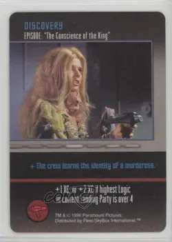 1996 Star Trek - The Card Game Discovery Episode: The Conscience of the King - Image 1
