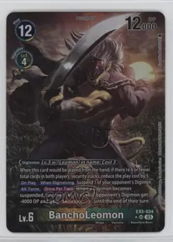 2024 Digimon Card Game - Animal Colosseum Super Rare (Alt Art) BanchoLeomon - Image 1