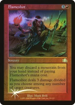 Prophecy MTG Foil Flameshot Magic - Image 1