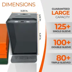100+ MTG Deck Box - Durable, Modular Commander Deck Box with Magnetic Closure... - Image 2