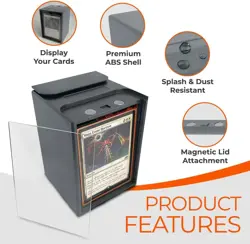 100+ MTG Deck Box - Durable, Modular Commander Deck Box with Magnetic Closure... - Image 3