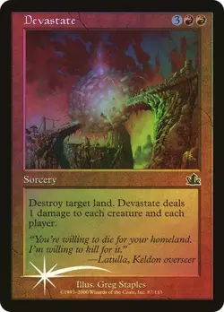 Prophecy MTG Foil Devastate Magic - Image 1