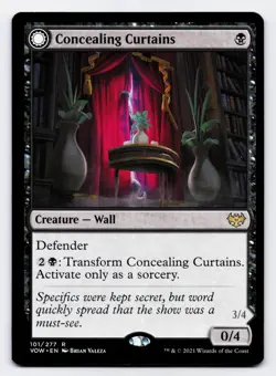 Concealing Curtains Revealing Eye [101/277] VOW Rare Non-Foil [MTG Card English] - Image 1