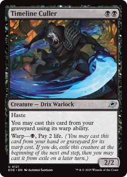 Timeline Culler FOIL Edge of Eternities PLD Creature Uncommon MTG CARD ABUGames - Image 1