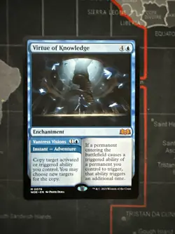 MTG Magic the Gathering Virtue of Knowledge (76/475) Wilds of Eldraine NM - Image 1