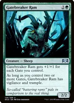 X 1 Gatebreaker Ram NM-M Ravnica Allegiance 126 MTG Magic The Gathering - Image 1