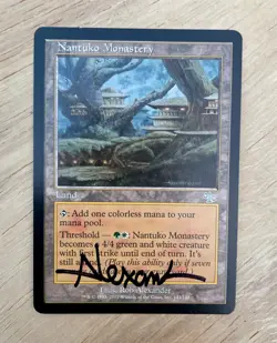 VTG 2002 MTG Card Nantuko Monastery Land Wizards Of The Coast 142/143 Alexander - Image 1