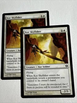 [X2] Kor Skyfisher - Regular #8 Elspeth vs. Tezzeret Magic the Gathering MTG - Image 1