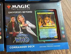 MTG Universes Beyond: Doctor Who - Paradox Power Commander Deck Free Shipping! - Image 1